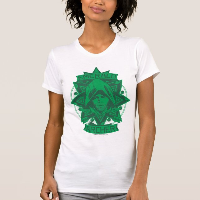Pil | Emerald Archer Graphic T Shirt (Framsida)