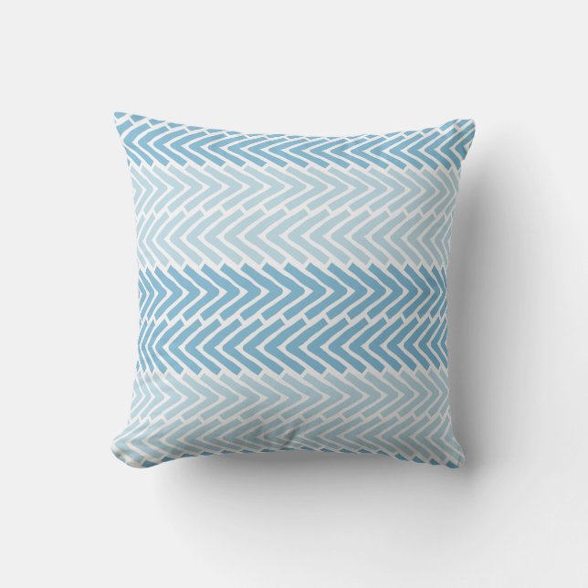 Pil Flow Blue Tones Dekorativ kudde (Framsida)