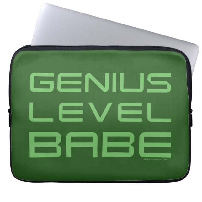 Pil | Genius Level Babe Laptop Fodral (Framsidan)