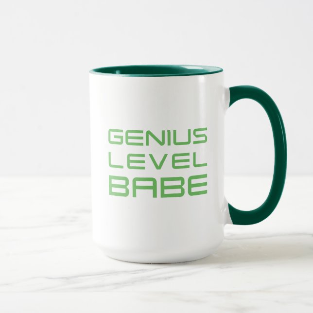 Pil | Genius Level Babe Mugg (Höger)