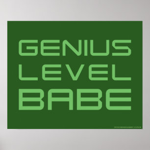 Pil   Genius Level Babe Poster