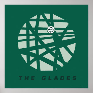 Pil | Glades City Karta Poster