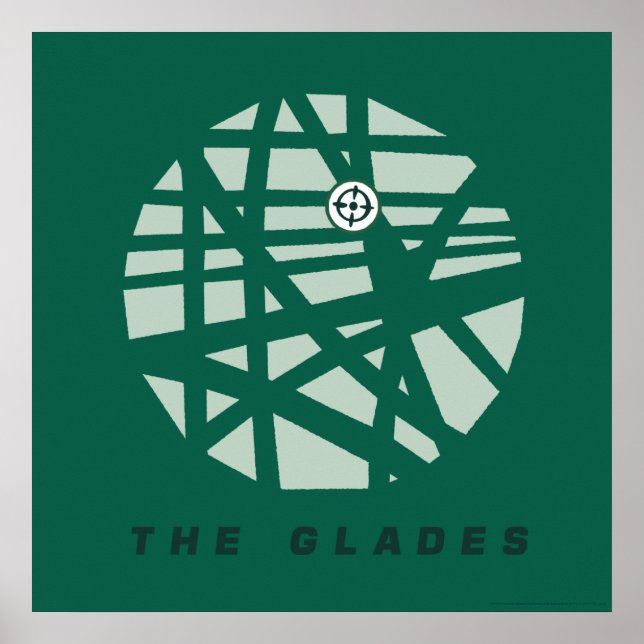 Pil | Glades City Karta Poster (Framsidan)