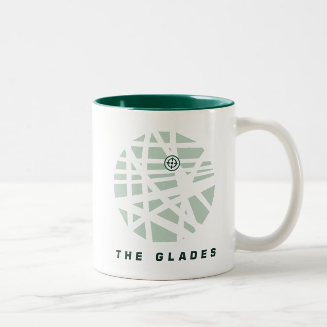 Pil | Glades City Karta Två-Tonad Mugg (Höger)