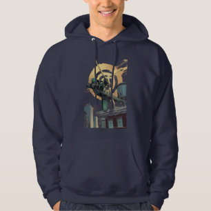 Pil Grönt Pil från ofäst Hoodie
