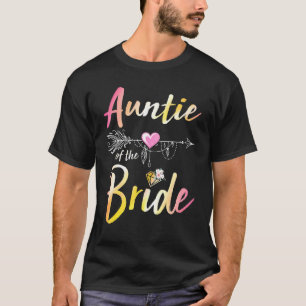 Pil Hjärter Glad Brollopsdag Till Mig Du Moster Av T Shirt