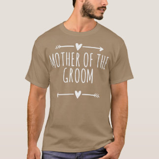 Pil Hjärtklappning Mor i Groom-ljudet T Shirt