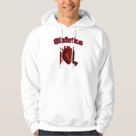Pil i hjärtat hoodie