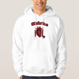 Pil i hjärtat hoodie