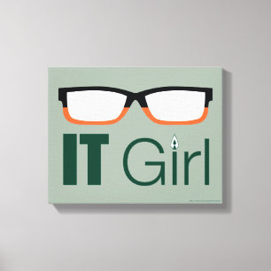Pil   IT Girl Glasses Graphic Canvastryck