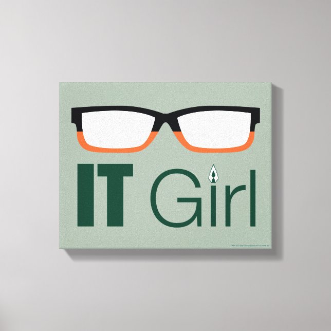 Pil | IT Girl Glasses Graphic Canvastryck (Framsida)