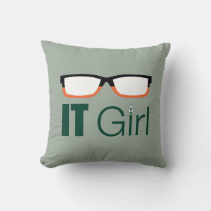 Pil   IT Girl Glasses Graphic Kudde