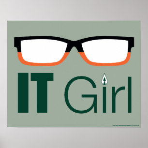 Pil   IT Girl Glasses Graphic Poster