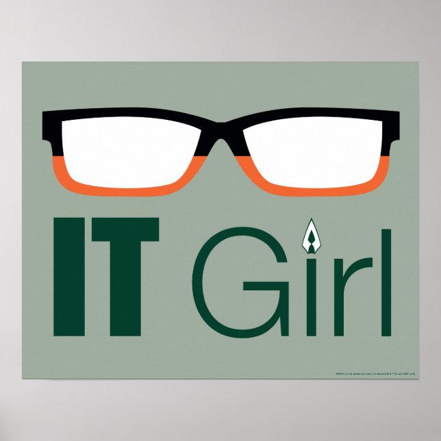 Pil | IT Girl Glasses Graphic Poster (Framsidan)