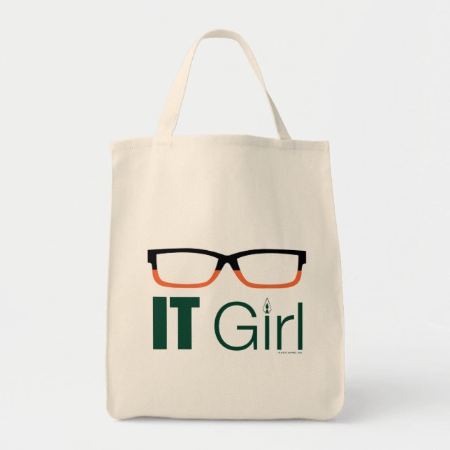 Pil | IT Girl Glasses Graphic Tygkasse (Framsidan)