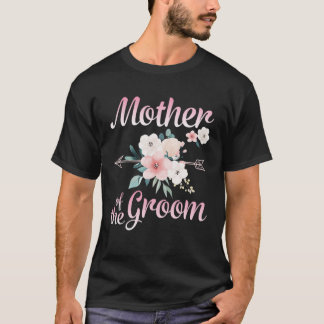 Pil Lycklig Mor i Groom Bride Husba T Shirt