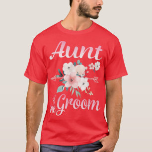 Pil Lycklig Moster vid Groom Bride Make T Shirt