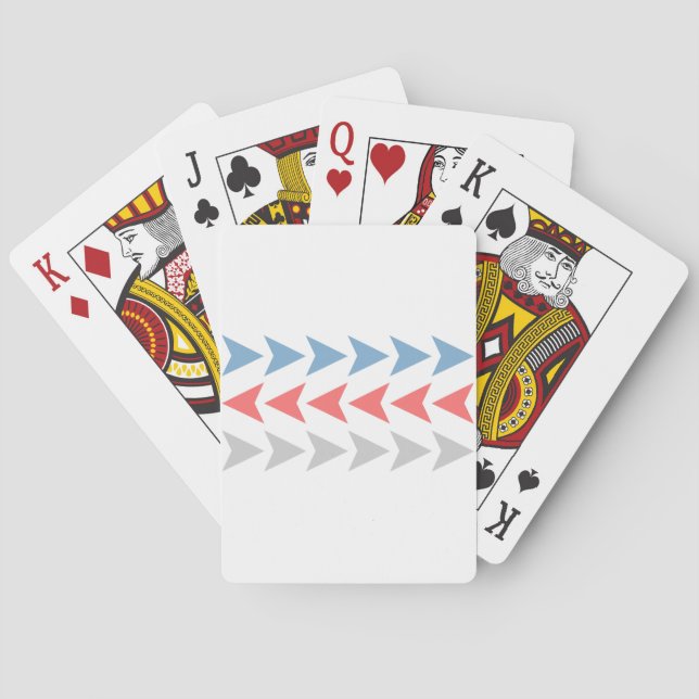 Pil Mönster Casinokort (Baksidan)