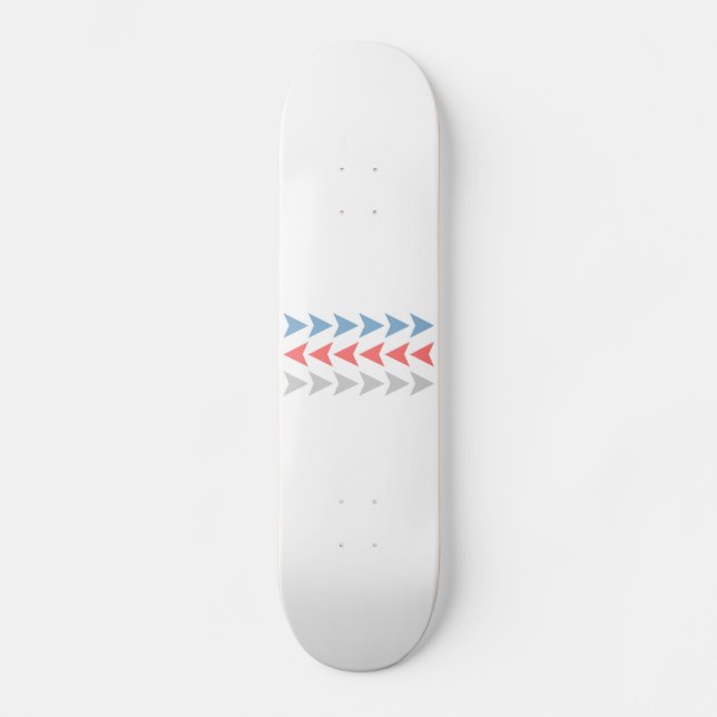 Pil Mönster Mini Skateboard Bräda 18,5 Cm (Framsida)