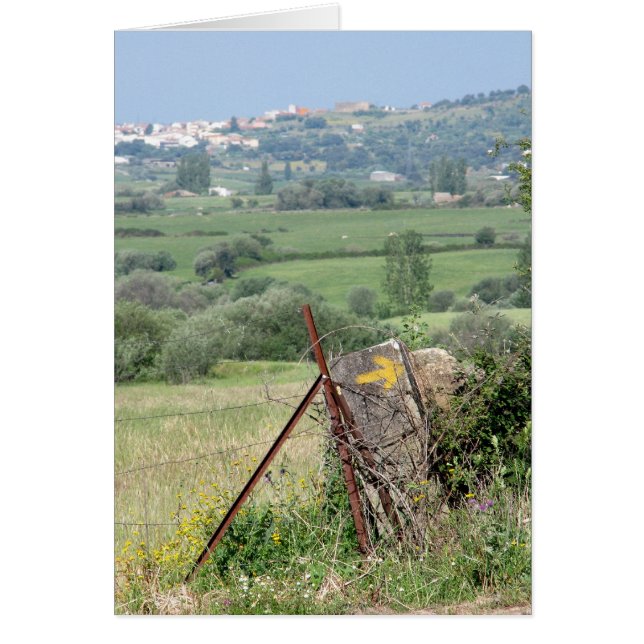 Pil- och Townkort Hälsningskort (Framsidan)