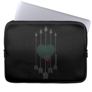 Pil Pil genom hjärtat Laptop Fodral