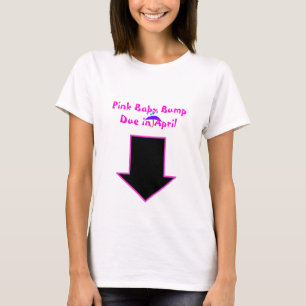 Pil rosababybula rakt i April Tee Shirt