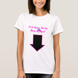 Pil rosababybula rakt i April Tee Shirt