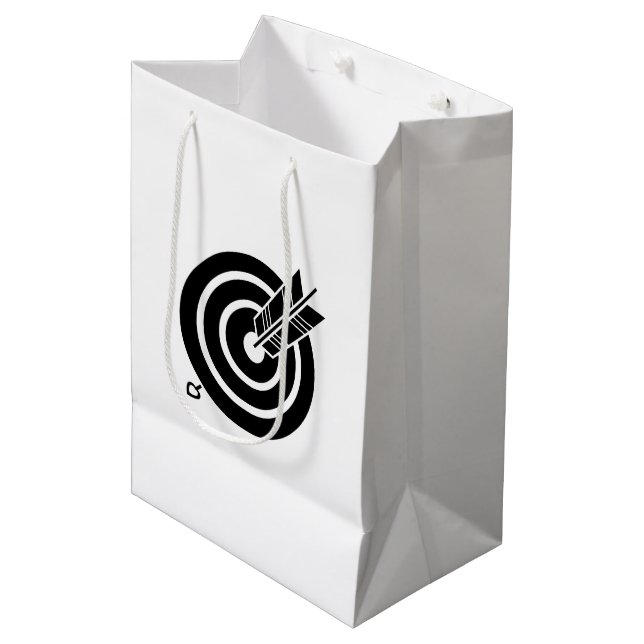 Pil slå ett runt mål Gift Bags (Framsidan Vinklad)