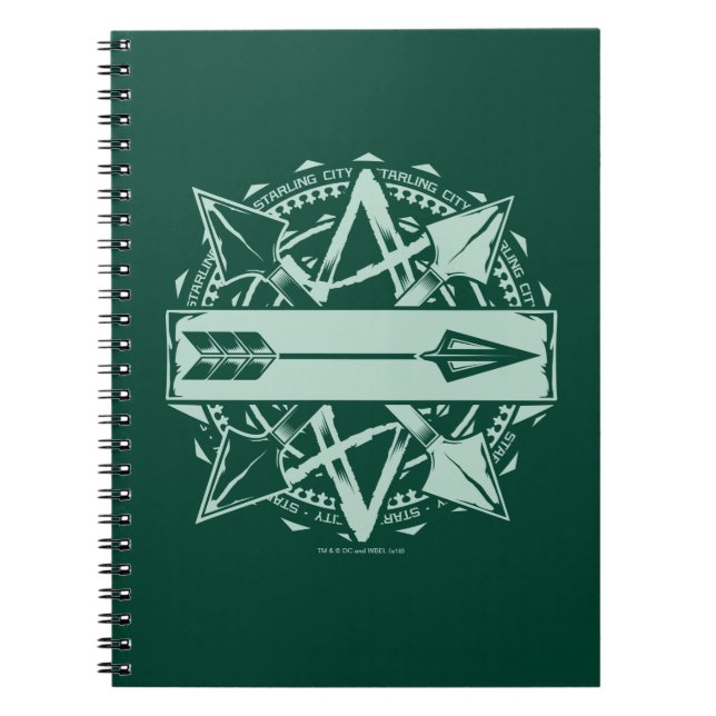 Pil | Starling City Arrow Badge Anteckningsbok (Framsidan)
