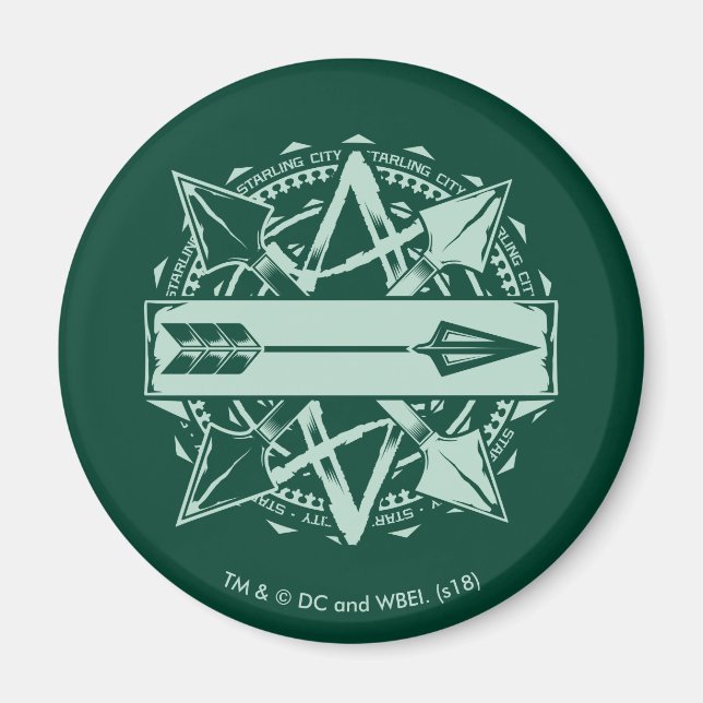 Pil | Starling City Arrow Badge Magnet (Framsidan)