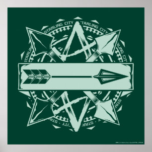 Pil   Starling City Arrow Badge Poster