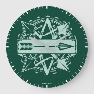 Pil   Starling City Arrow Badge Stor Klocka