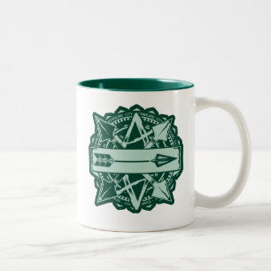 Pil   Starling City Arrow Badge Två-Tonad Mugg