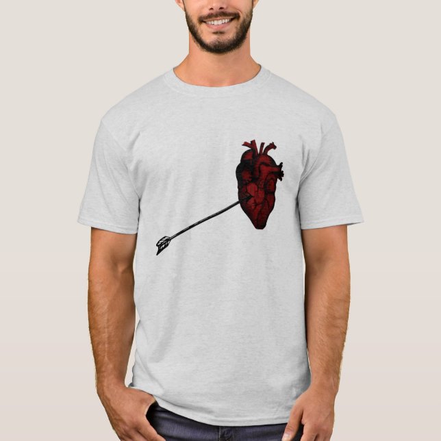 Pil till hjärtan t-shirt (Framsida)