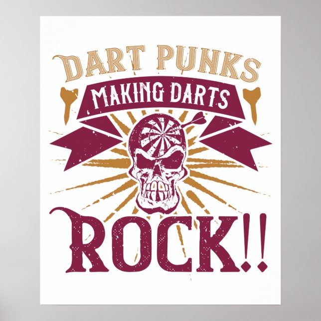 Pilar - Dart Punks gör pilar rock! Poster (Framsidan)