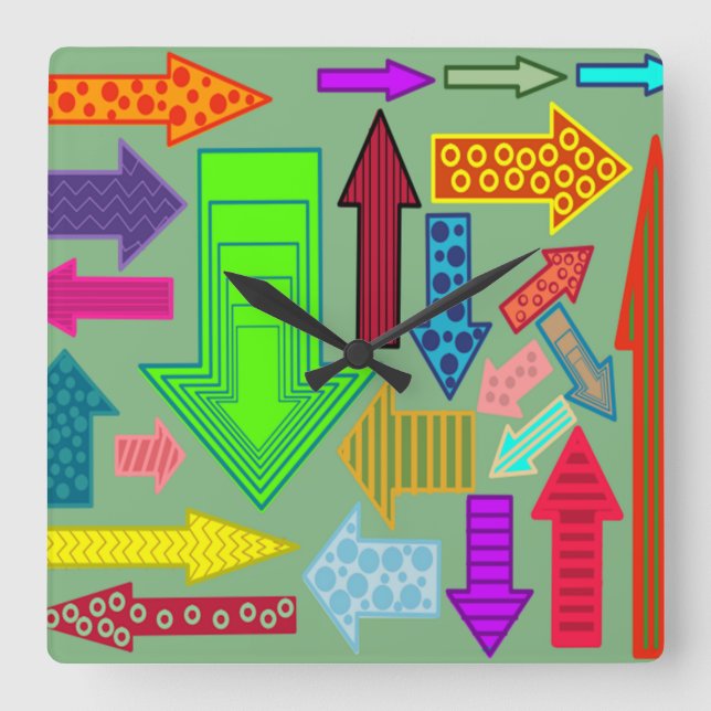 Pilar Fyrkantig Klocka (Framsida)