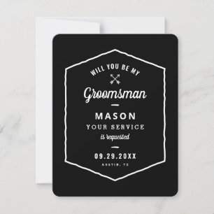 Pilar Groomsman Frieri hölje Spara Datumet