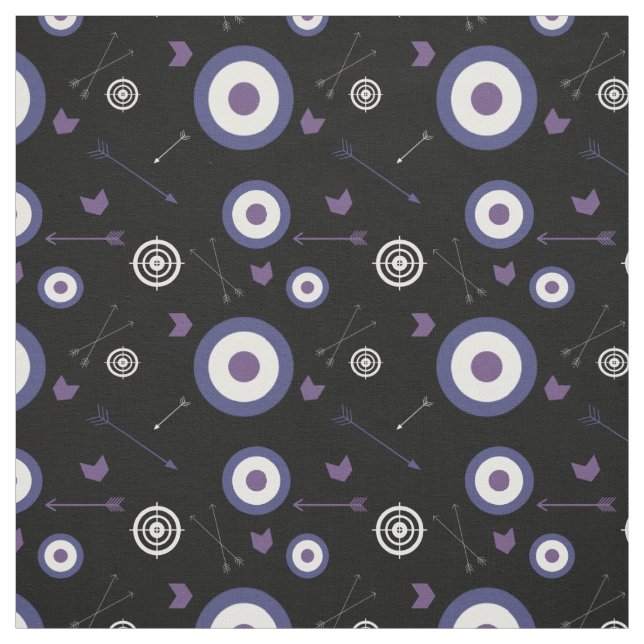 Pilar och mål Lila Fabric Tyg (Provkarta)