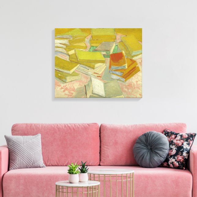 Pilar över Fransk Novels | Vincent van Gogh Canvastryck (Insitu (Vardagsrum))