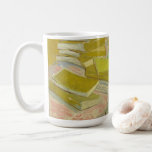 Pilar över Fransk Novels | Vincent van Gogh Kaffemugg<br><div class="desc">Piles of Fransk Novels (1887),  av den nederländske postimponerande konstnären Vincent Van Gogh. Originalteckningen är en olja på arbetsytan som skildrar staplar av bokar i pulserande gult-toner. Använda verktygen för att lägga till anpassningsbar eller anpassa bilden.</div>