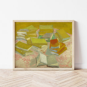 Pilar över Fransk Novels   Vincent Van Gogh Poster