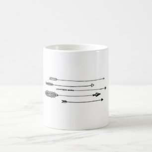 Pilar på muggen kaffemugg