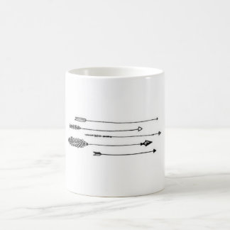 Pilar på muggen kaffemugg