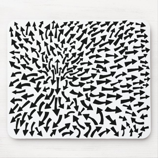 Pilar - Svartvit Musmatta (Framsidan)