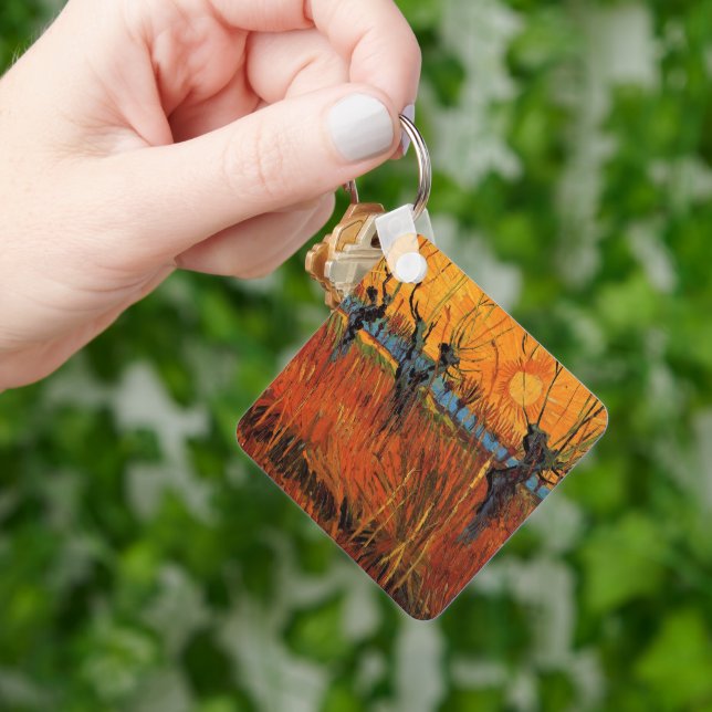 Pilar vid solnedgång av Vincent van Gogh Nyckelring (Hand)