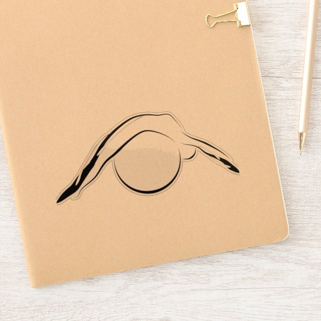 Pilatens attityddekal klistermärken (Anteckningsbok)