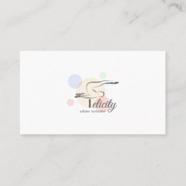 Pilater Brev F Pose | Monogram Brev F Pilatus Visitkort