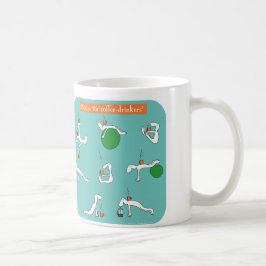 Pilater för kaffedrickare kaffemugg