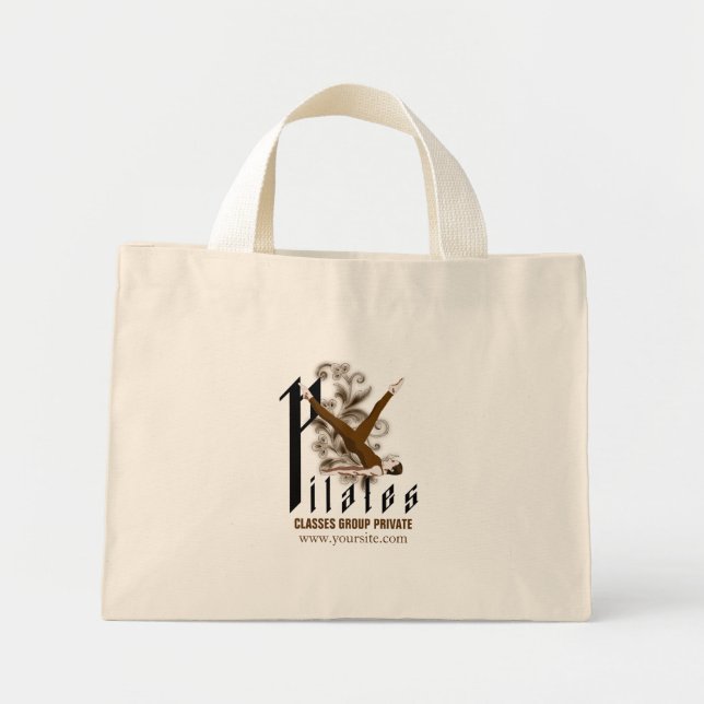 Pilater II - Tryckt papper Mini Tygkasse (Framsidan)