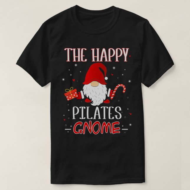 Pilater Julafton Gnome-julgruppen Costume T Shirt (Design framsida)